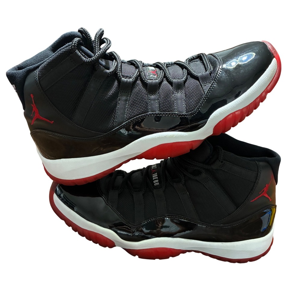Men's Size 12 - CLEAN Air Jordan 11 Retro Bred Basketball Sneakers 378037 2012